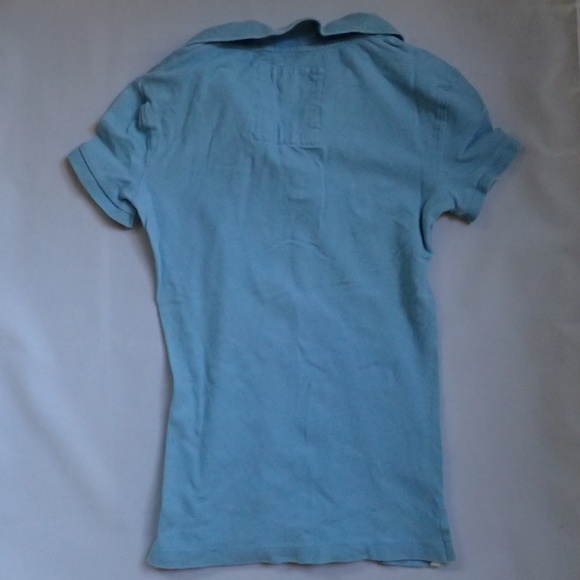 ❌SOLD❌ Hollister Light Blue Polo Shirt XS - EUC - Picture 3 of 3